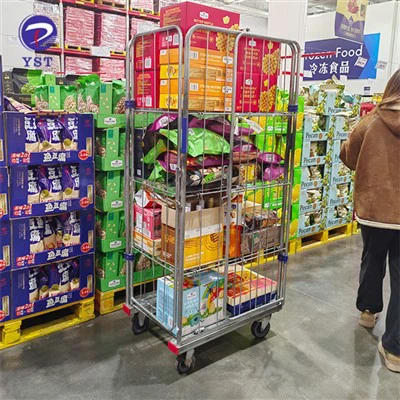 Supermarketin häkkikärry